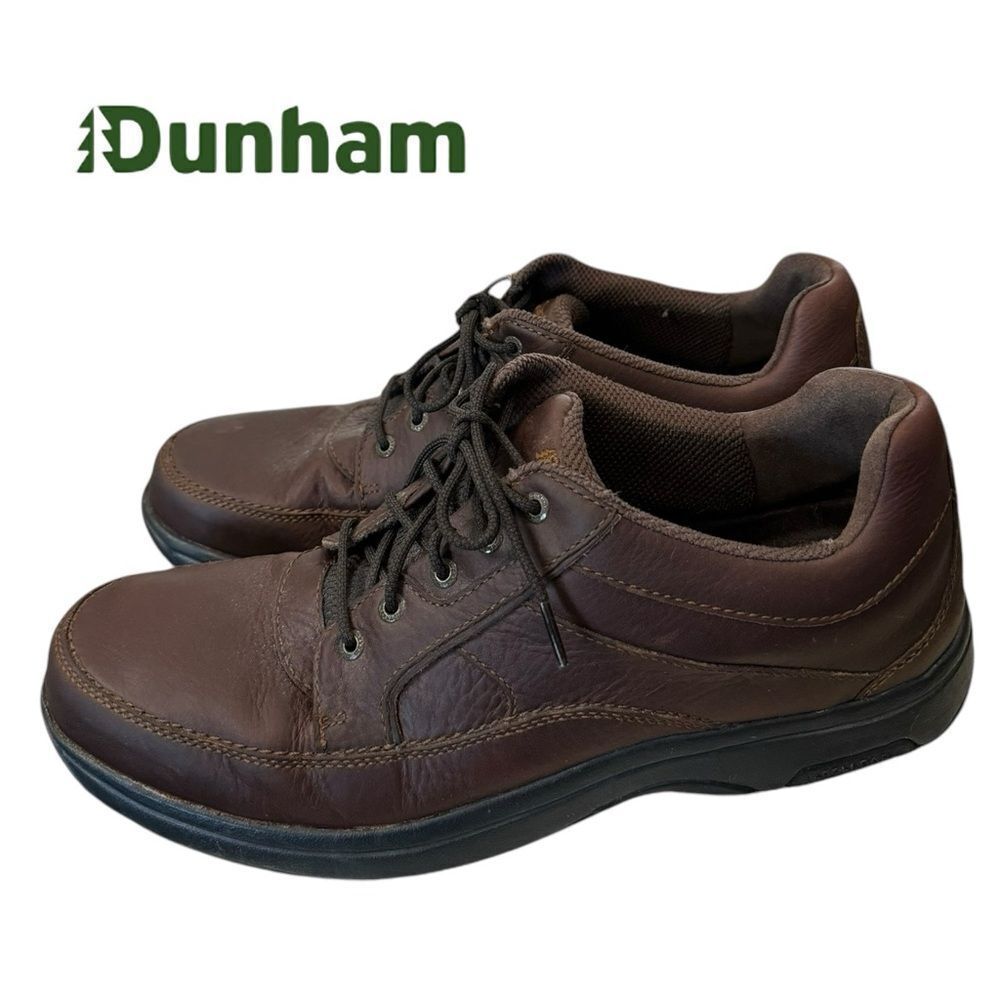 New Dunham Men's Midland Brown Leather Lace Up Oxford Shoes 9